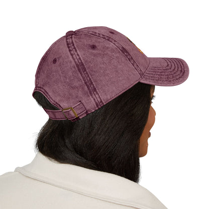Embroidered Pug Nurse Vintage Cap — “colon: a punctuation mark that went too far.”