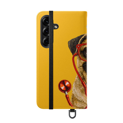 Pug Nurse Flip Phone Case – Cute Medical Phone Cover