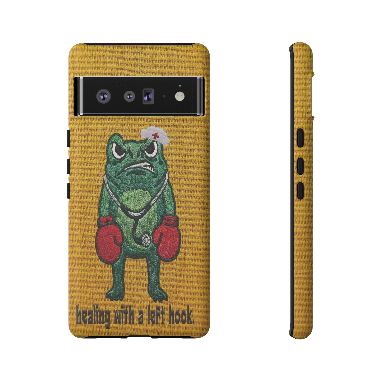 Tough Cases: 'Healing With a Left Hook' Boxing Nurse Phone Case