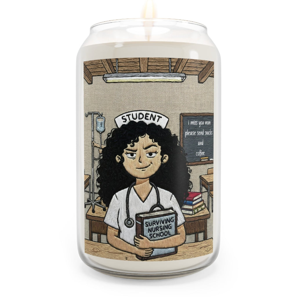 "Surviving Nursing School: Study Hall Flame” — 13.75oz "Surviving Nursing School"