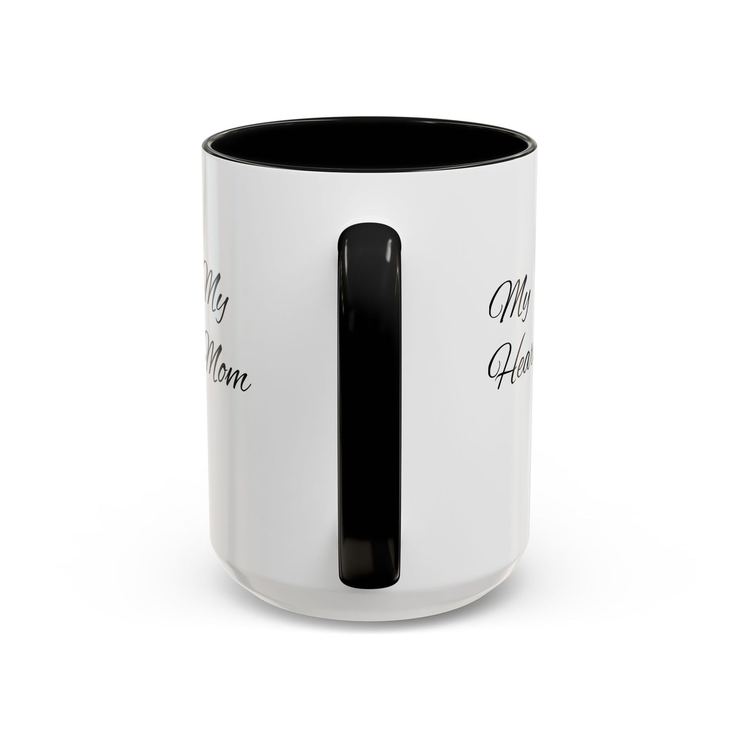 Mothers Day Mug Accent Coffee Mug (11, 15oz) The Heart Behind My Scrubs