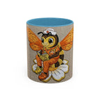 Bee Nurse Coffee Mug — Cute ‘Sleep Phy’ Floral Accent Mug (11/15oz)