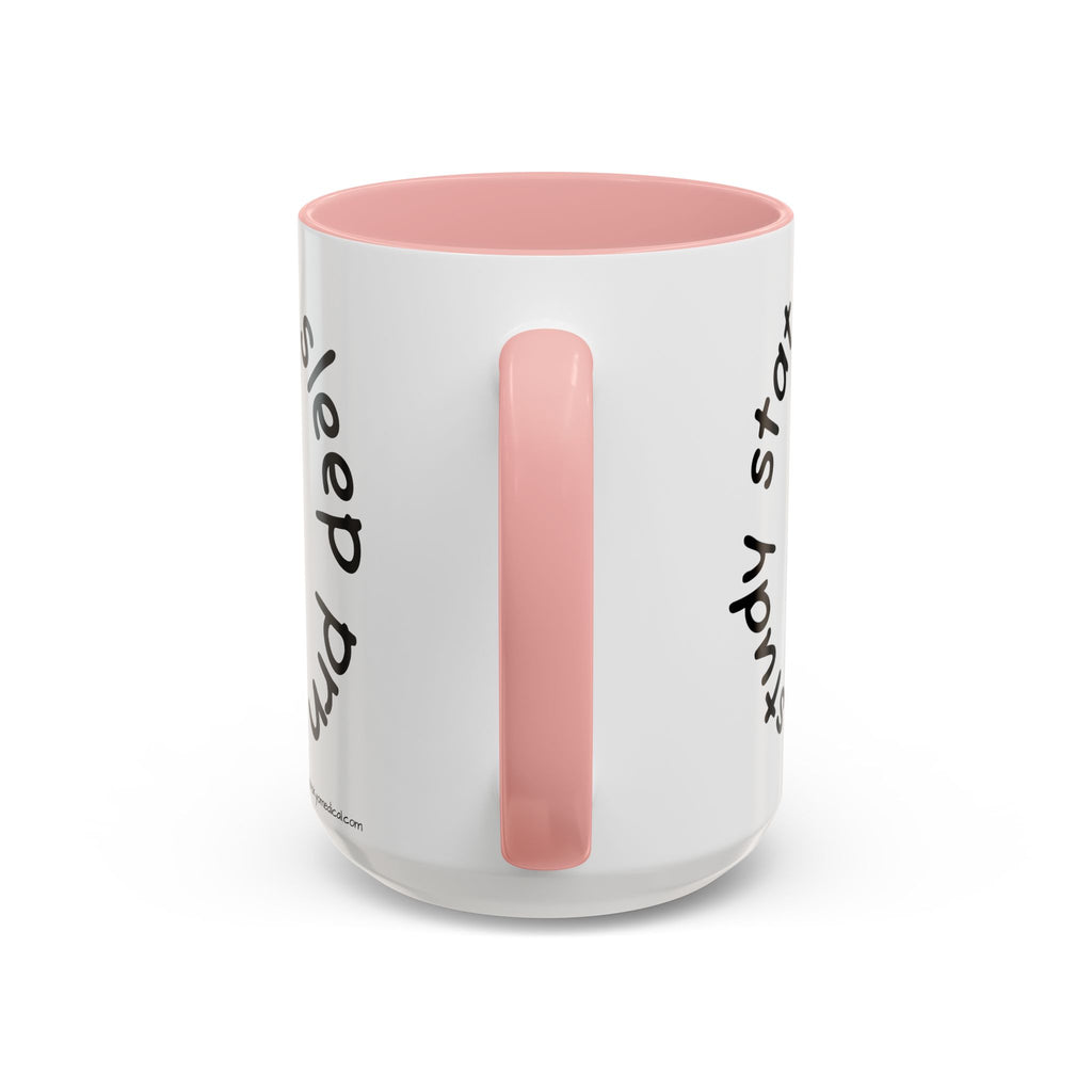 Bee Nurse Coffee Mug — Cute ‘Sleep Phy’ Floral Accent Mug (11/15oz)