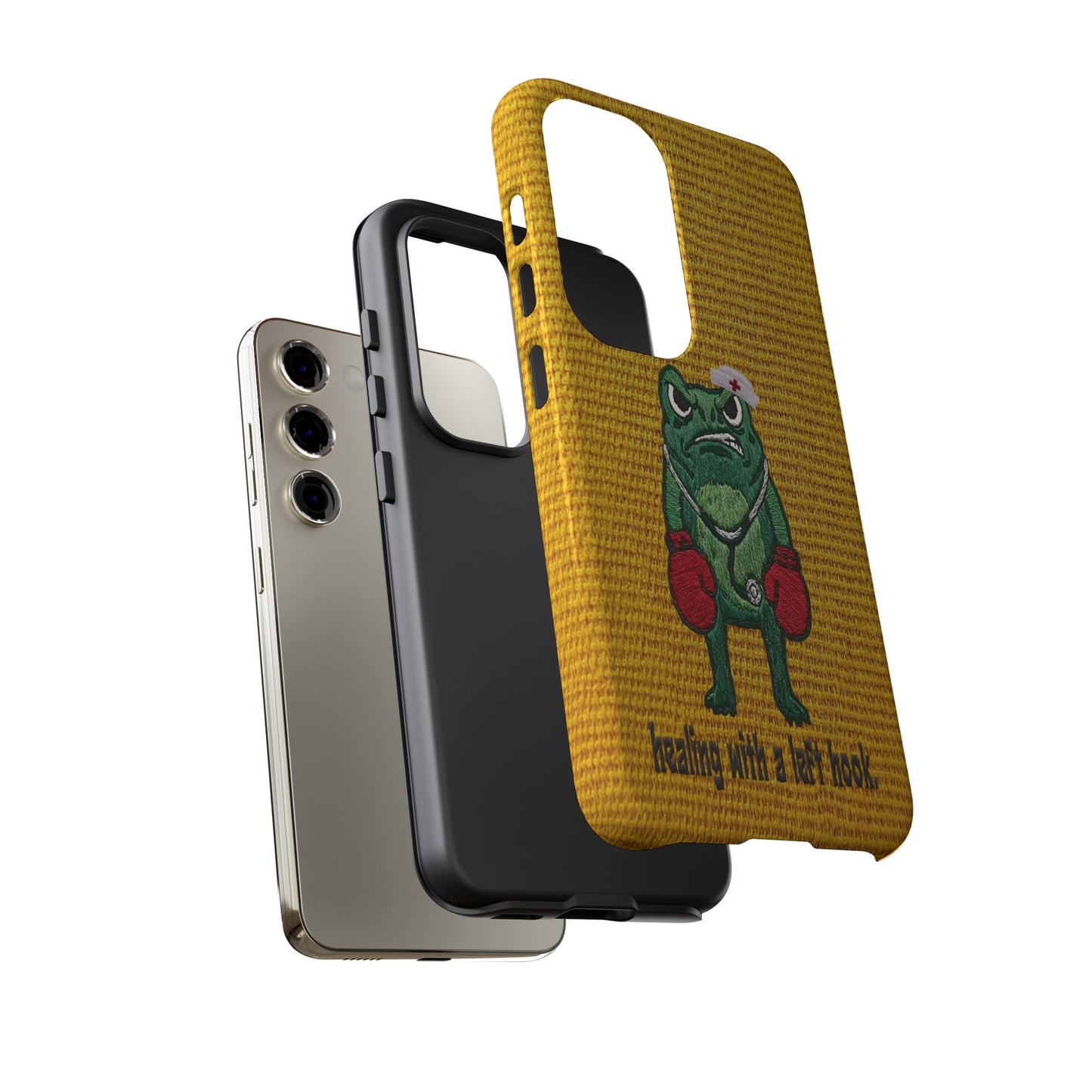 Tough Cases: 'Healing With a Left Hook' Boxing Nurse Phone Case