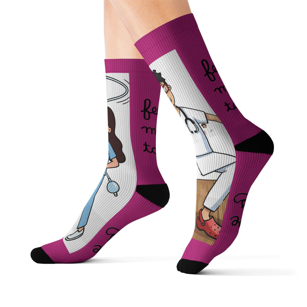Healthcare Professional Socks — Adorable Sublimation Design