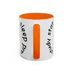 Bee Nurse Coffee Mug — Cute ‘Sleep Phy’ Floral Accent Mug (11/15oz)