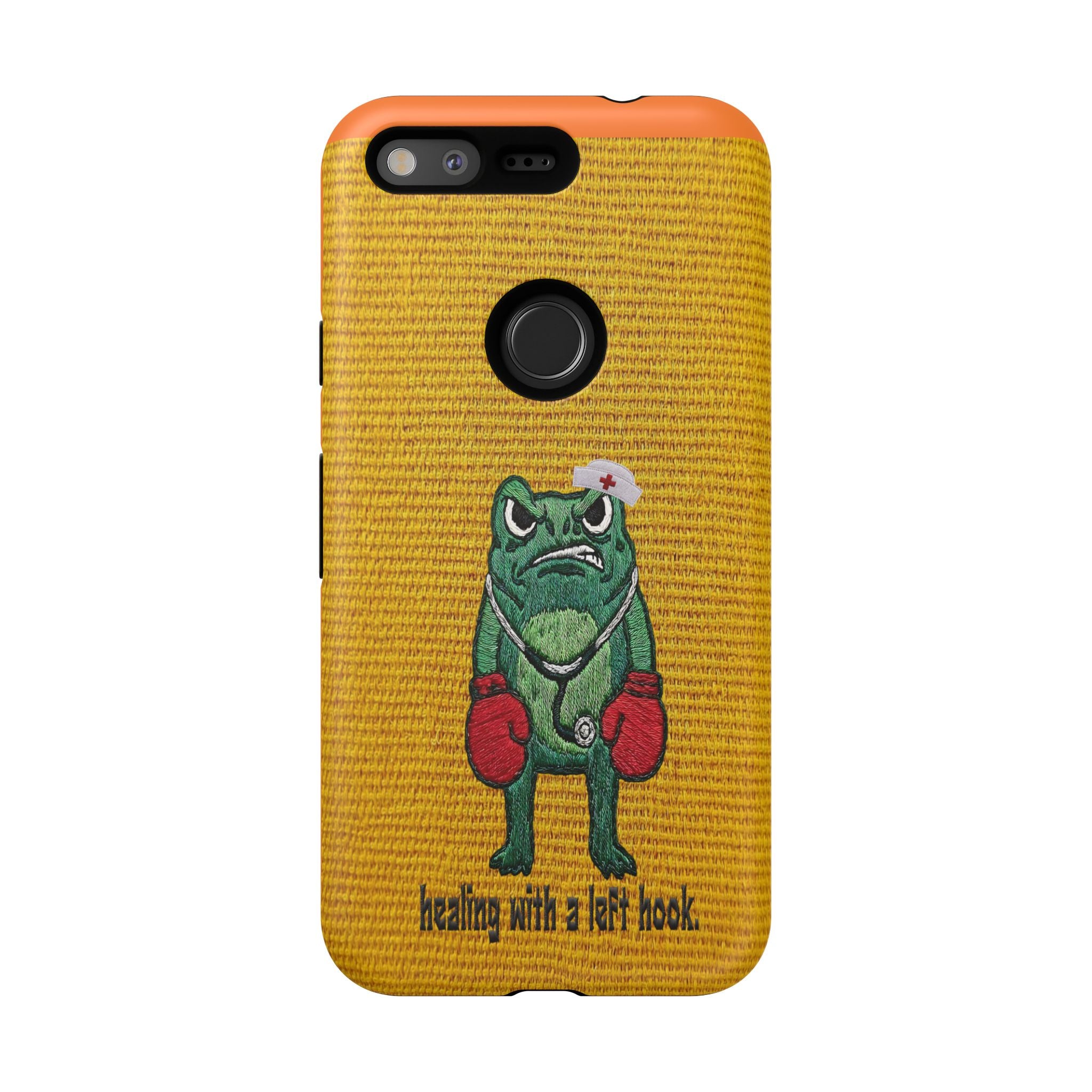 Tough Cases: 'Healing With a Left Hook' Boxing Nurse Phone Case