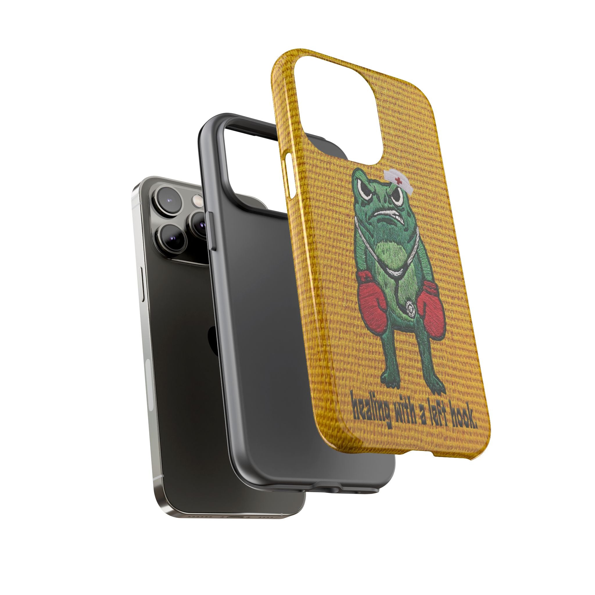 Tough Cases: 'Healing With a Left Hook' Boxing Nurse Phone Case