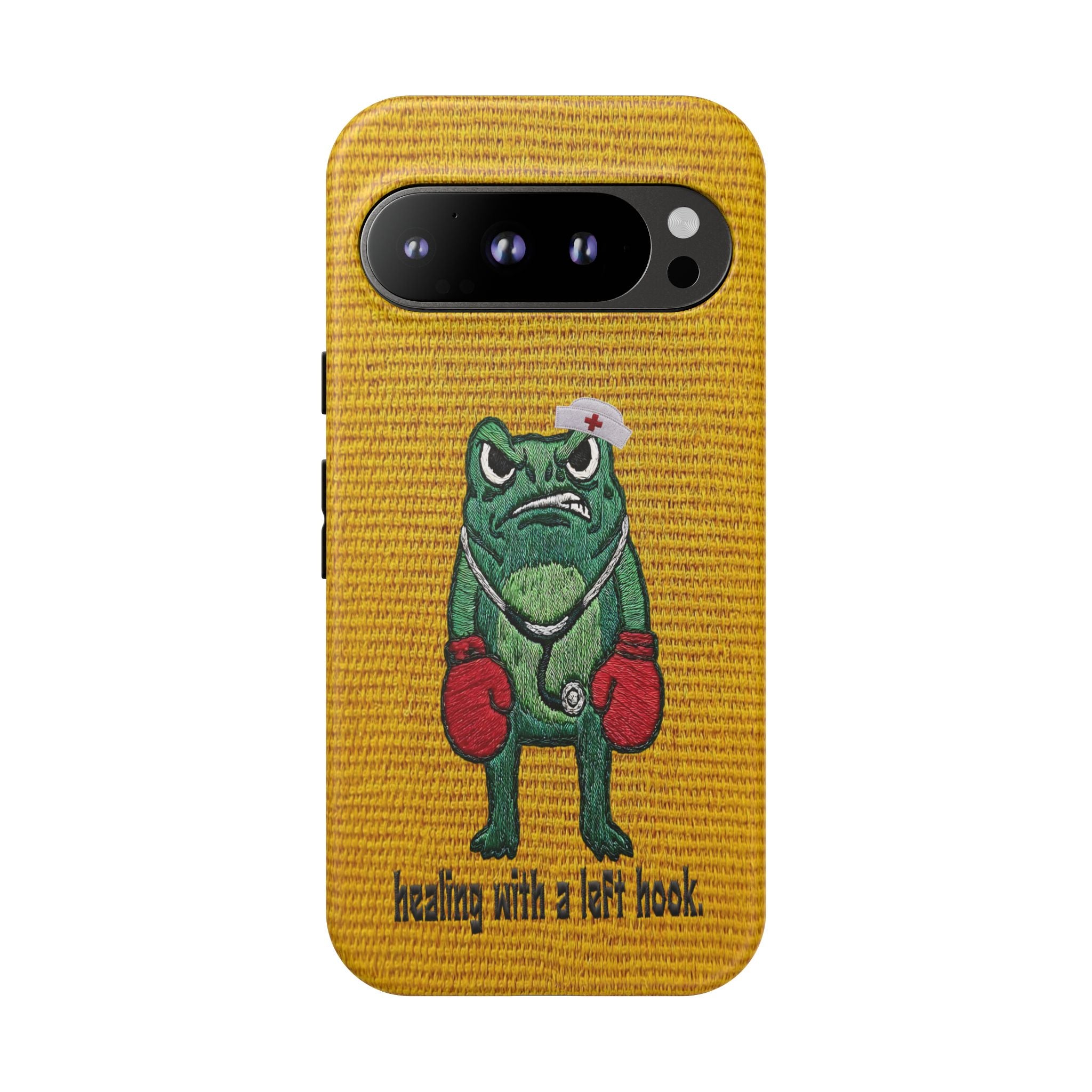 Tough Cases: 'Healing With a Left Hook' Boxing Nurse Phone Case