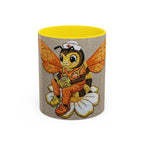 Bee Nurse Coffee Mug — Cute ‘Sleep Phy’ Floral Accent Mug (11/15oz)