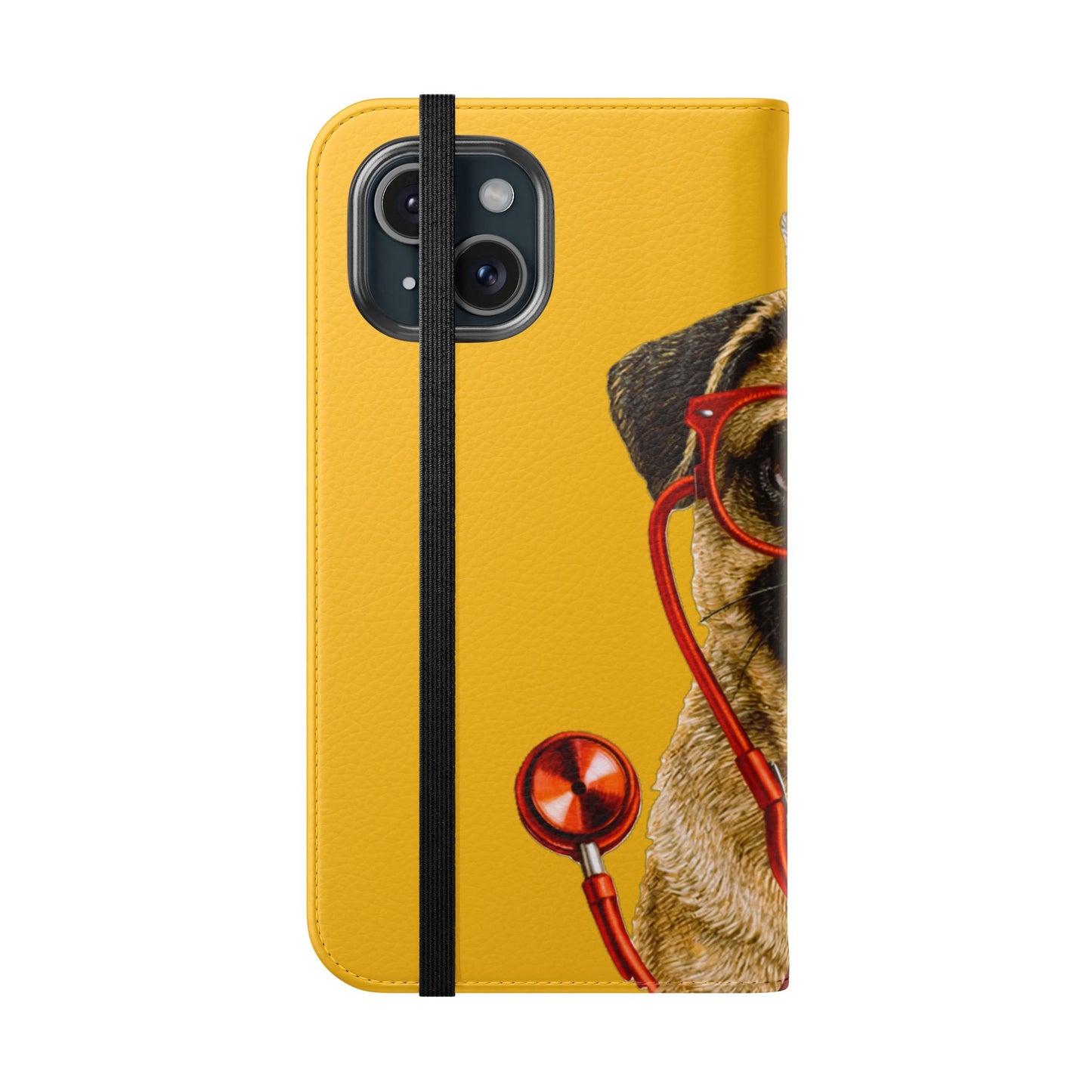 Pug Nurse Flip Phone Case – Cute Medical Phone Cover