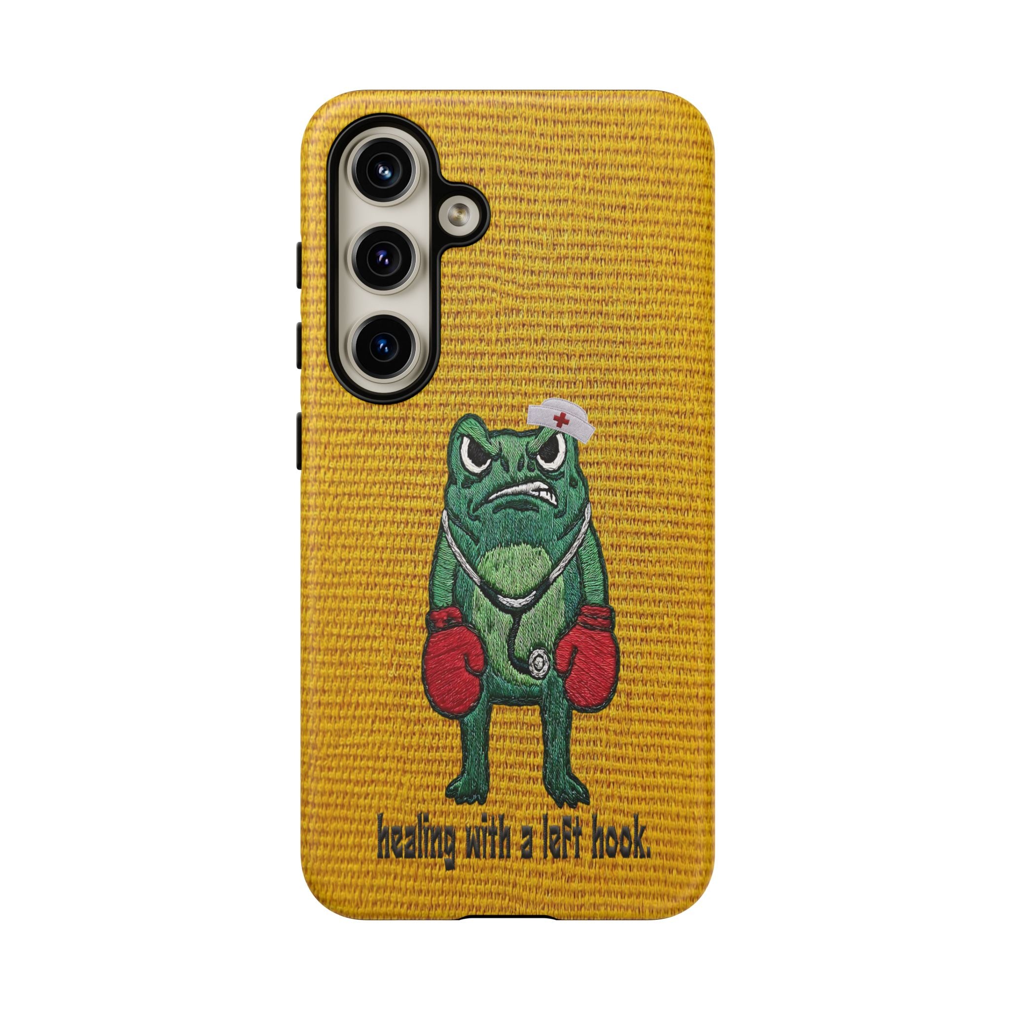Tough Cases: 'Healing With a Left Hook' Boxing Nurse Phone Case