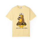 Sloth Nurse T-Shirt — Thanking you for Her Service  Cute, Funny Medical Gift