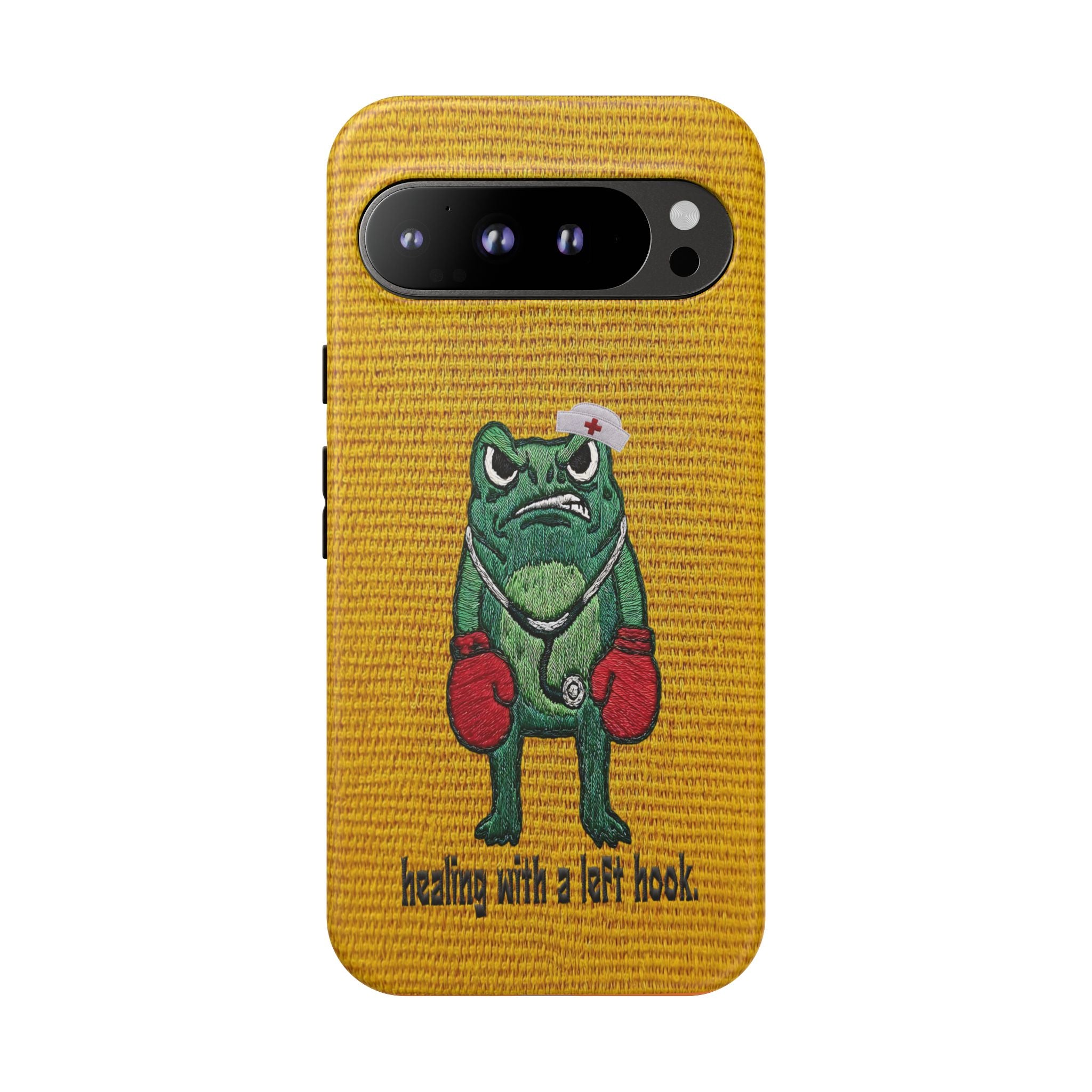 Tough Cases: 'Healing With a Left Hook' Boxing Nurse Phone Case