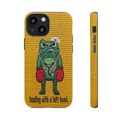 Tough Cases: 'Healing With a Left Hook' Boxing Nurse Phone Case