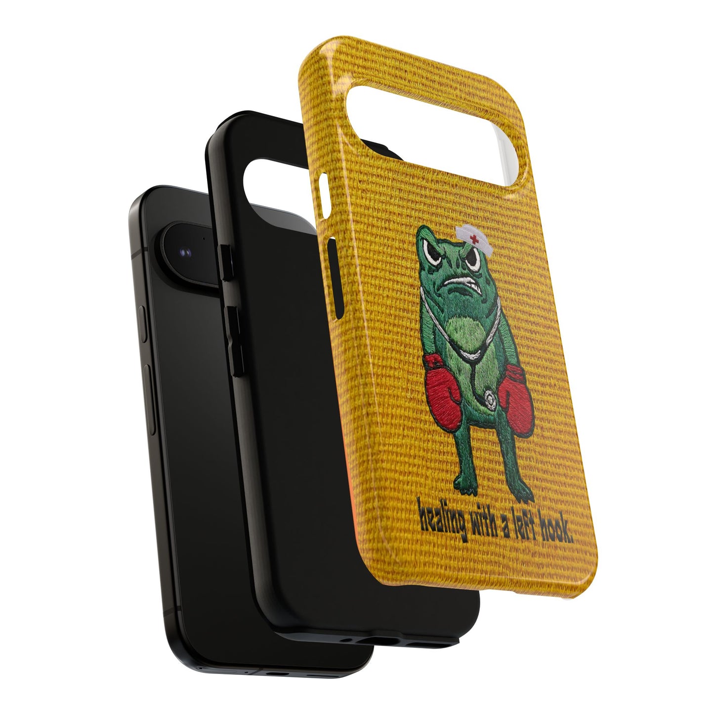 Tough Cases: 'Healing With a Left Hook' Boxing Nurse Phone Case