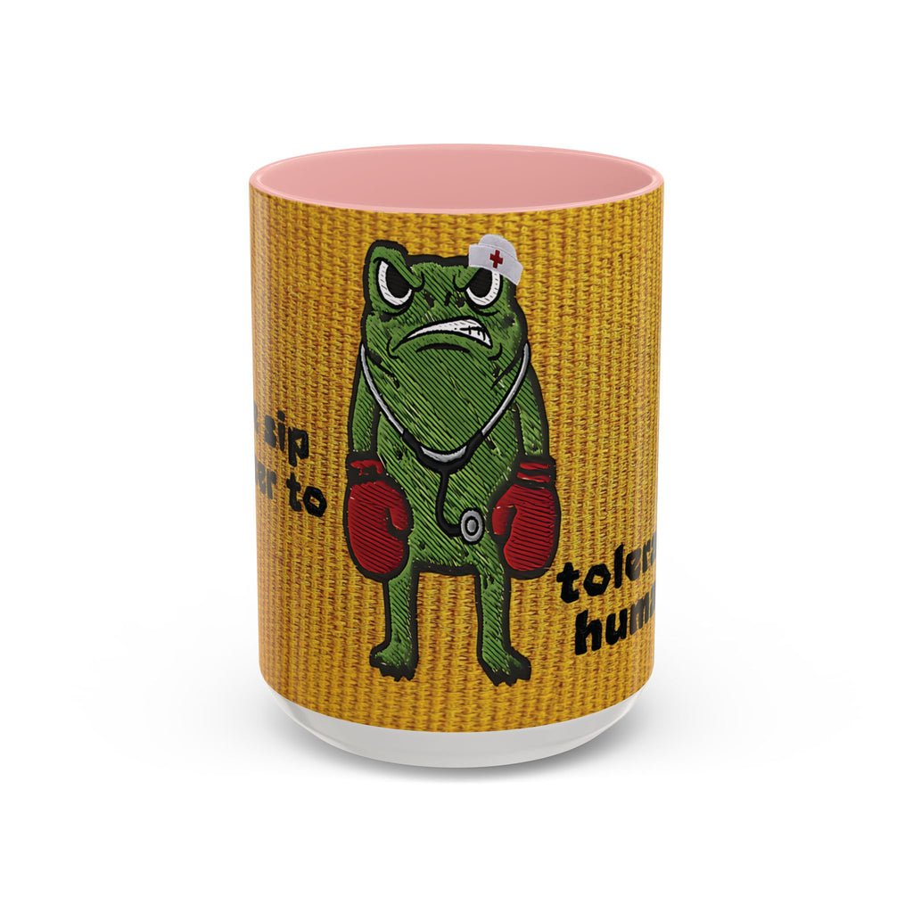 Boxing  Nurse Frog Coffee Mug (11, 15oz)