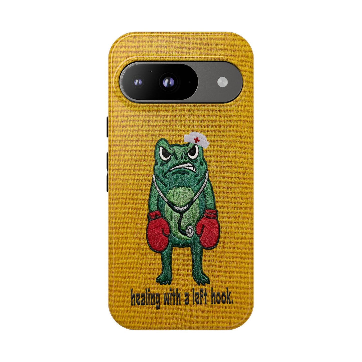 Tough Cases: 'Healing With a Left Hook' Boxing Nurse Phone Case