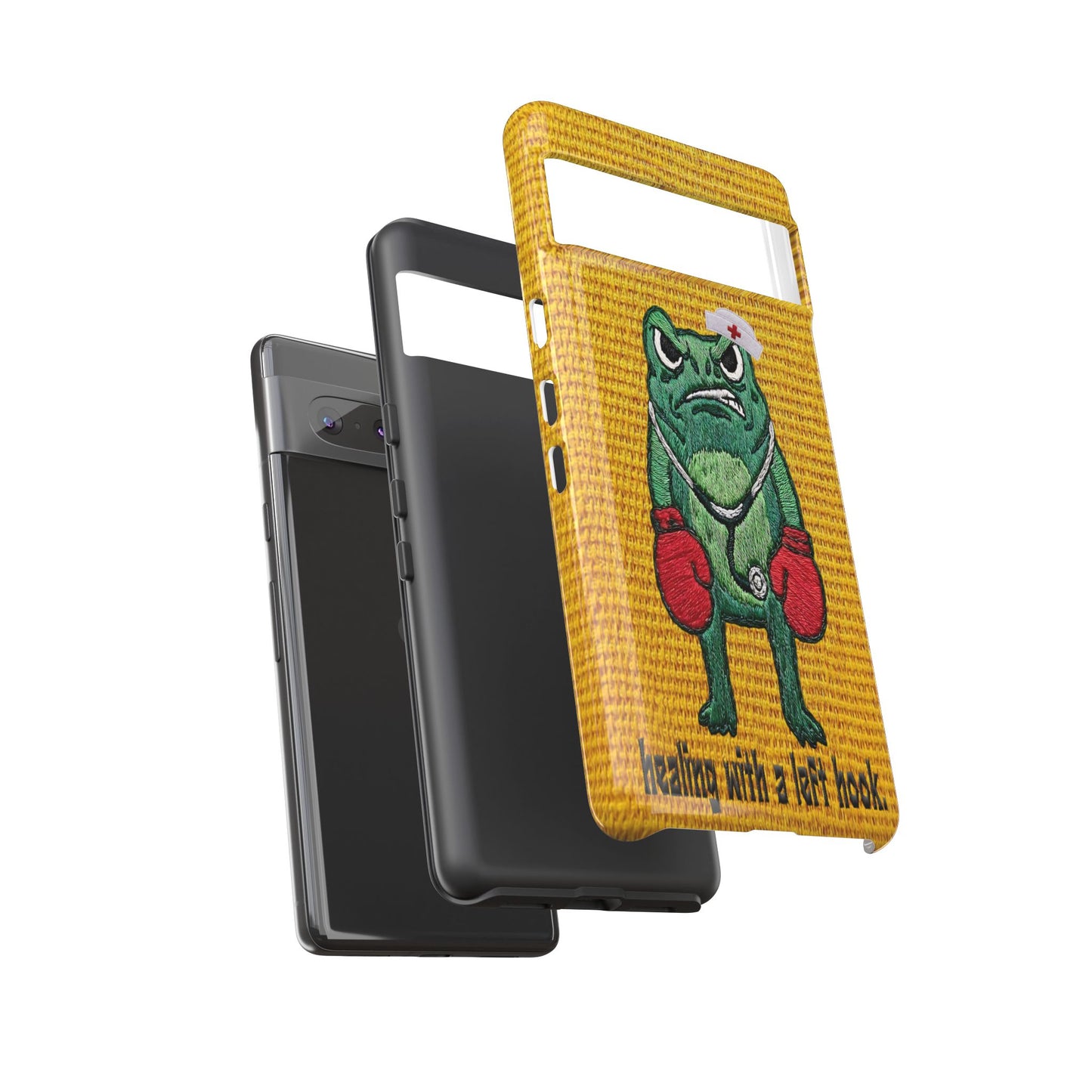 Tough Cases: 'Healing With a Left Hook' Boxing Nurse Phone Case