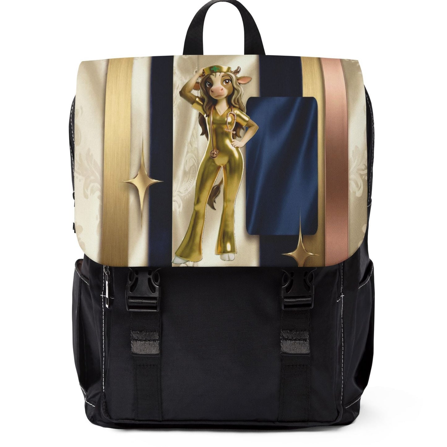 Retro Glam Golden Calf Clinician™ Luxe Backpack
