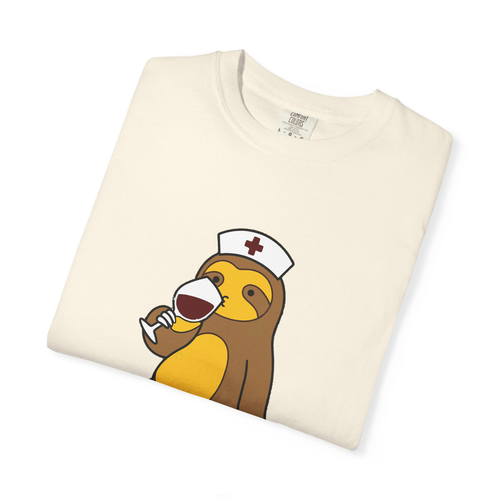 Sloth Nurse T-Shirt — Thanking you for Her Service  Cute, Funny Medical Gift