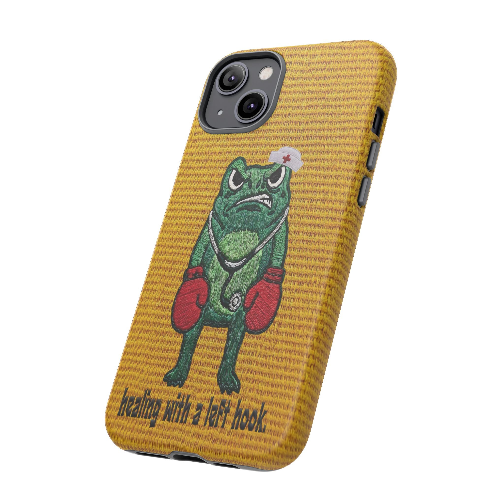 Tough Cases: 'Healing With a Left Hook' Boxing Nurse Phone Case