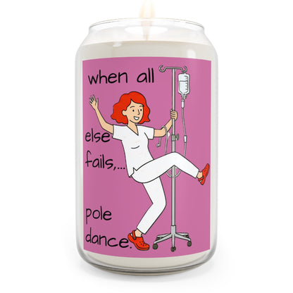 Nurse Pole Dancing Scented Soy Candle — 13.75 oz