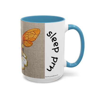 Bee Nurse Coffee Mug — Cute ‘Sleep Phy’ Floral Accent Mug (11/15oz)