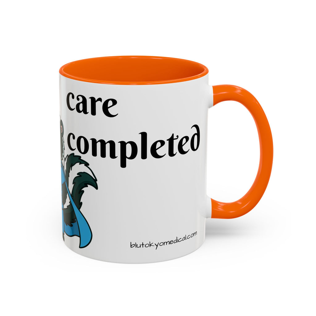 CNA Skunk Warrior Accent Coffee Mug — "Funk defeated,Care Completed"
