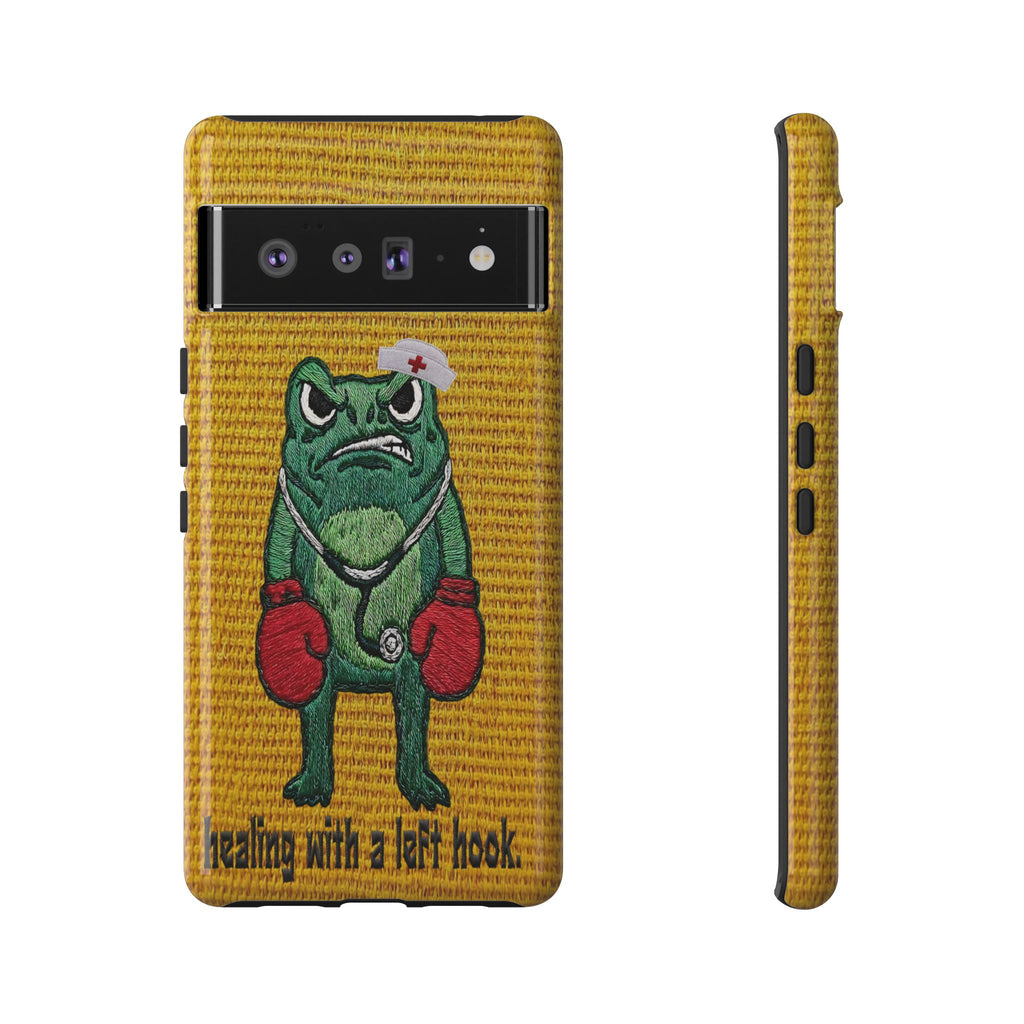 Tough Cases: 'Healing With a Left Hook' Boxing Nurse Phone Case