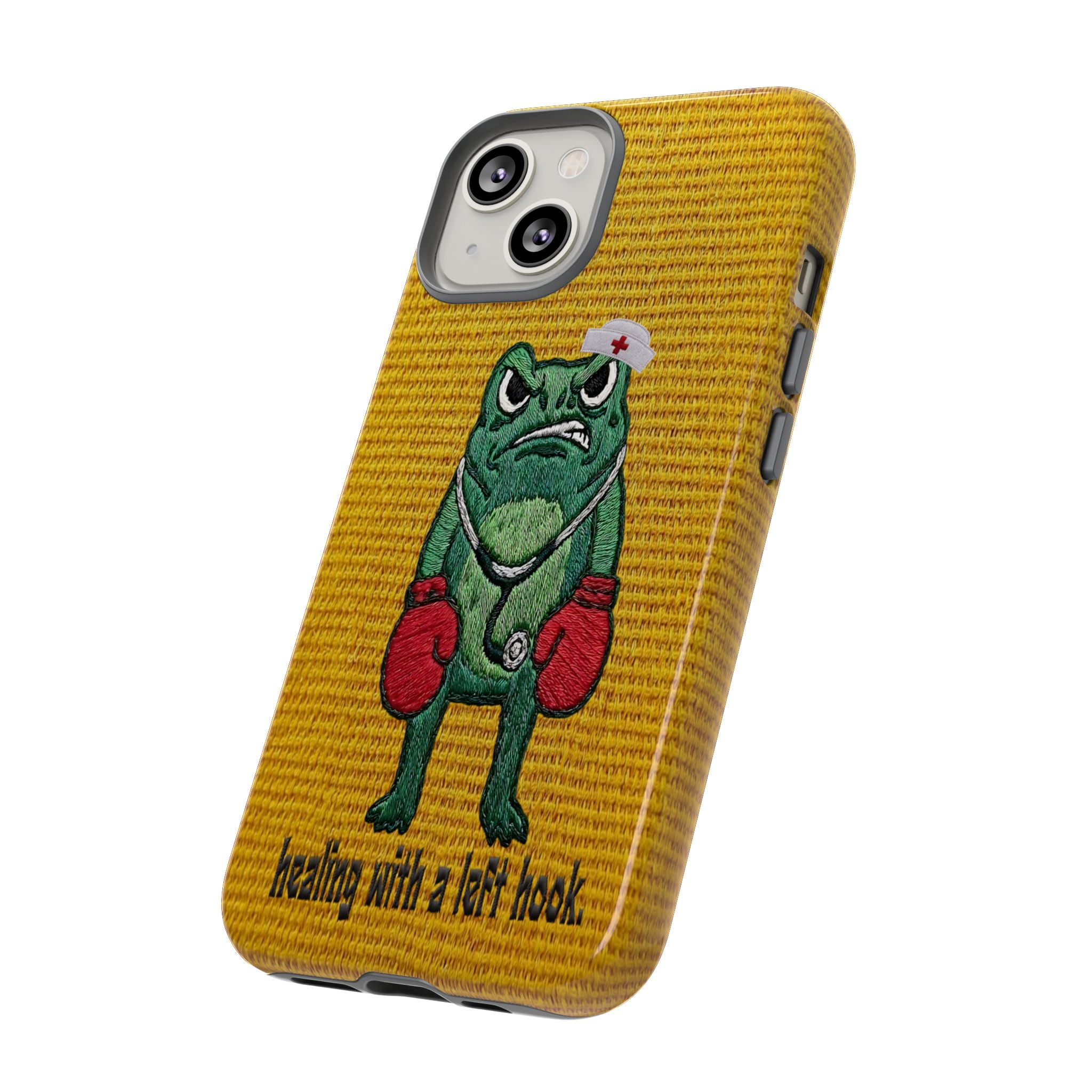 Tough Cases: 'Healing With a Left Hook' Boxing Nurse Phone Case