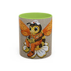 Bee Nurse Coffee Mug — Cute ‘Sleep Phy’ Floral Accent Mug (11/15oz)