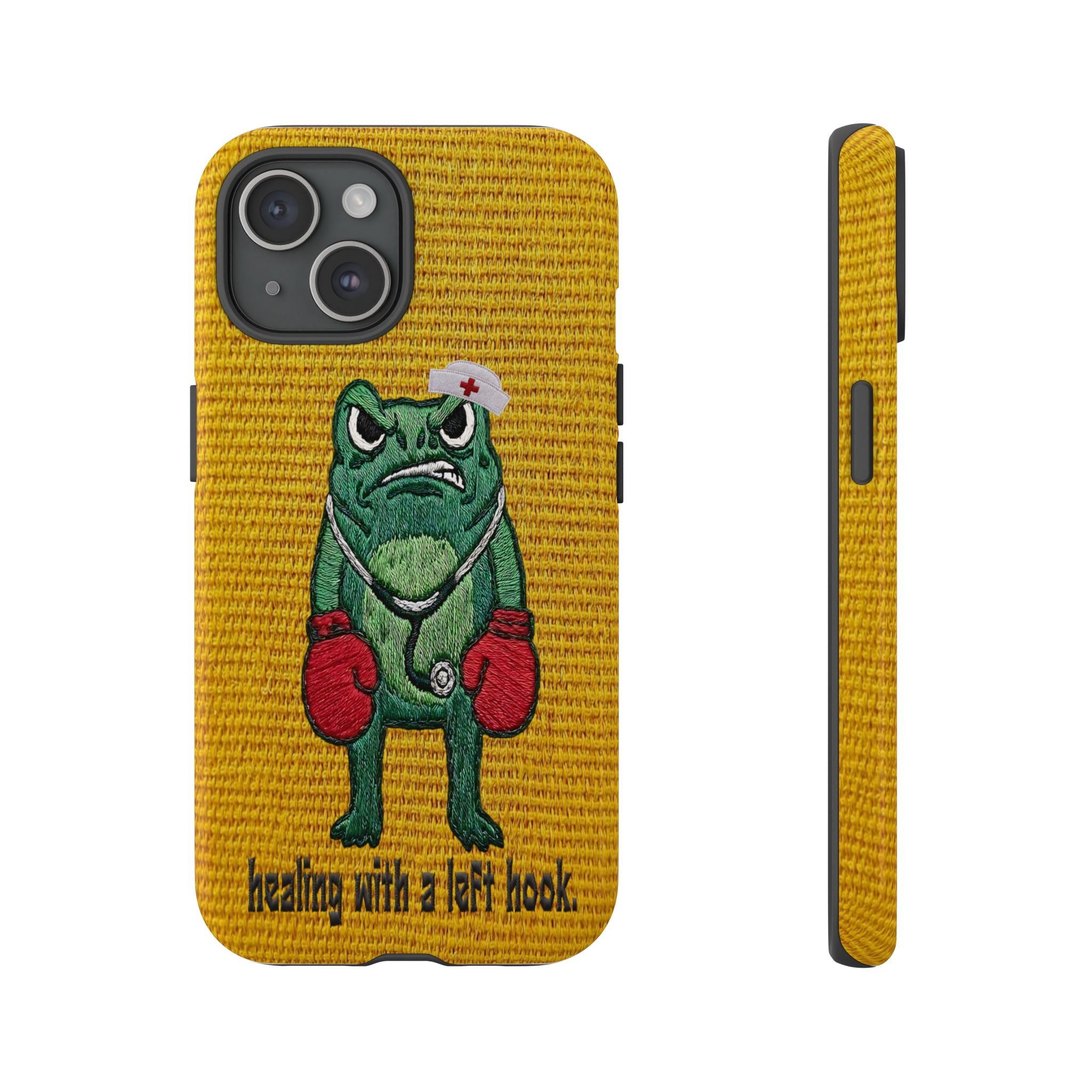 Tough Cases: 'Healing With a Left Hook' Boxing Nurse Phone Case