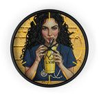 Nurse LVN Coffee Wall Clock — Cute Healthcare Worker Gift