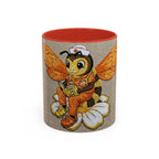 Bee Nurse Coffee Mug — Cute ‘Sleep Phy’ Floral Accent Mug (11/15oz)