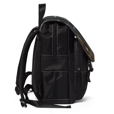 Upscale Metallic Medical Dog Shoulder Backpack