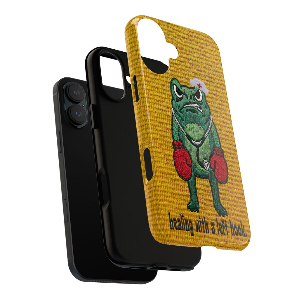 Tough Cases: 'Healing With a Left Hook' Boxing Nurse Phone Case