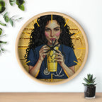 Nurse LVN Coffee Wall Clock — Cute Healthcare Worker Gift