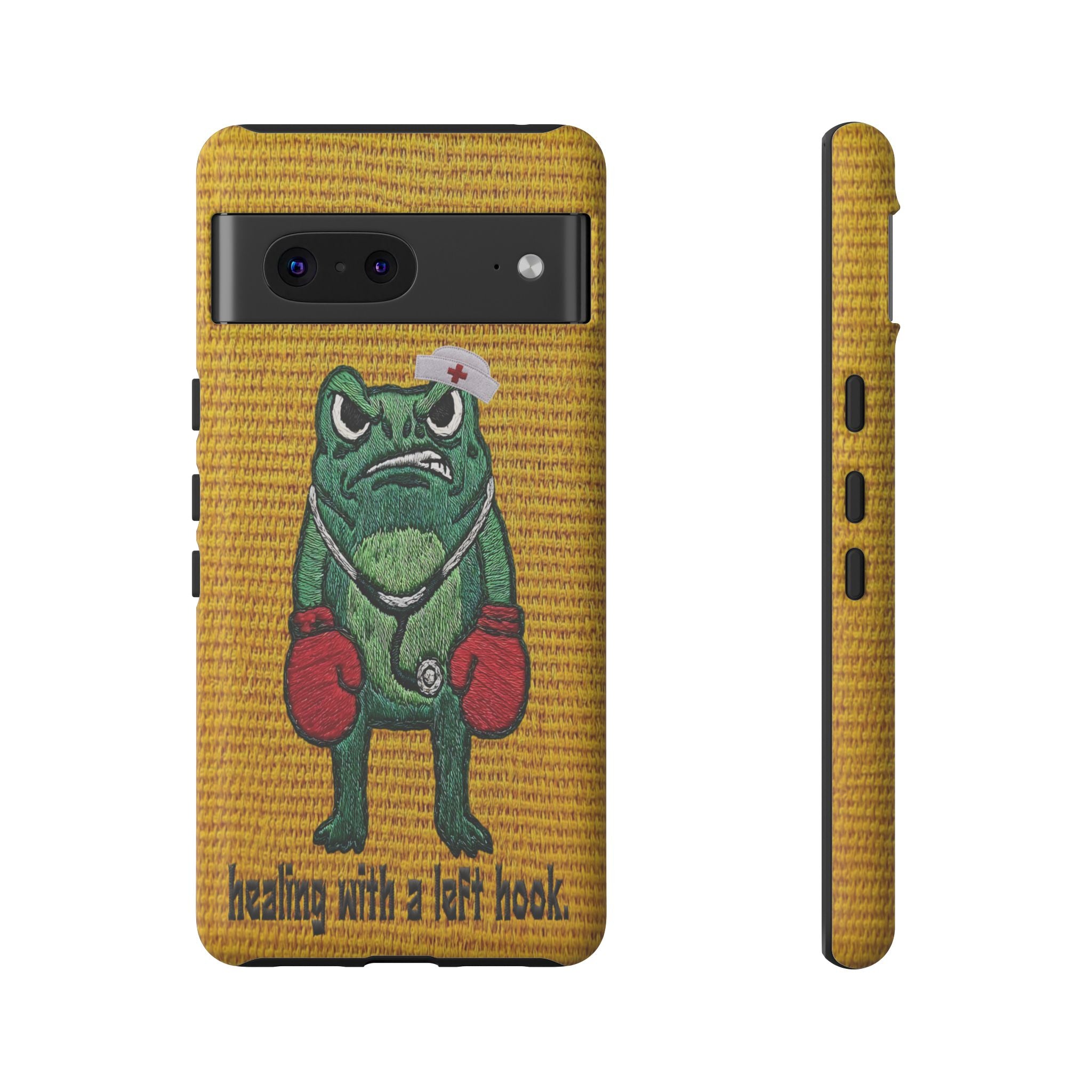 Tough Cases: 'Healing With a Left Hook' Boxing Nurse Phone Case