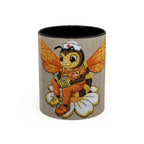 Bee Nurse Coffee Mug — Cute ‘Sleep Phy’ Floral Accent Mug (11/15oz)
