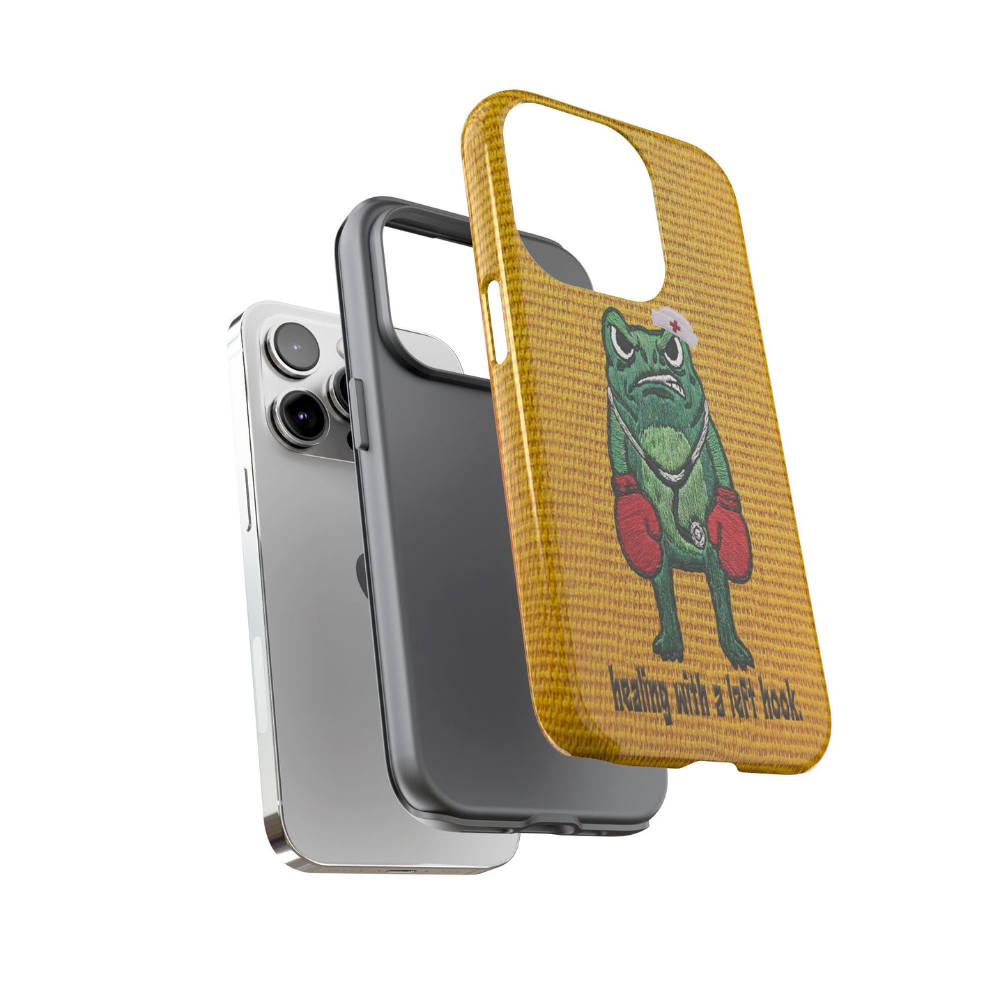 Tough Cases: 'Healing With a Left Hook' Boxing Nurse Phone Case