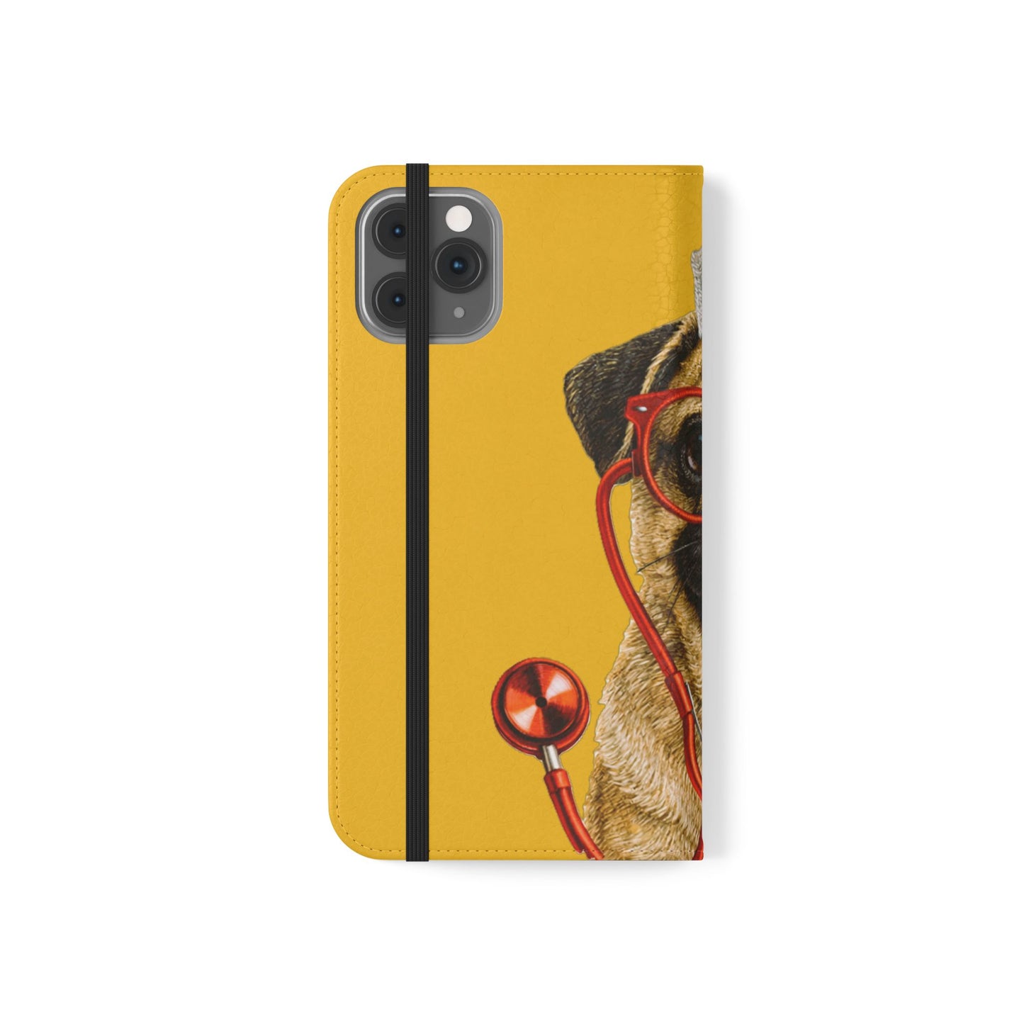 Pug Nurse Flip Phone Case – Cute Medical Phone Cover
