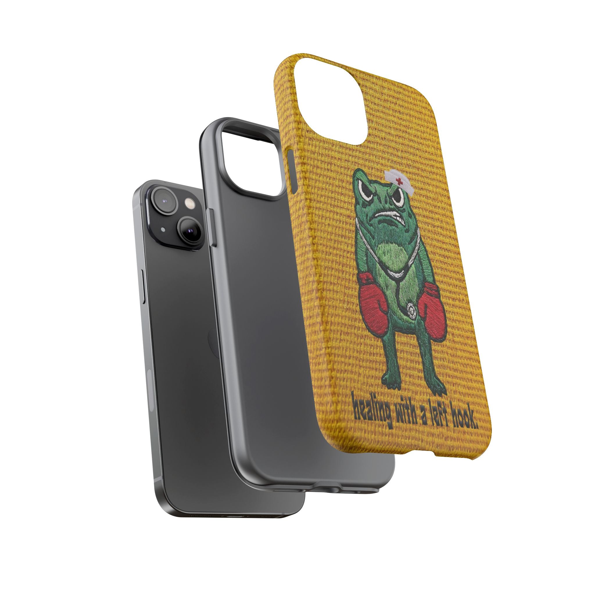 Tough Cases: 'Healing With a Left Hook' Boxing Nurse Phone Case