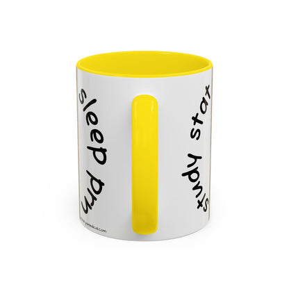 Bee Nurse Coffee Mug — Cute ‘Sleep Phy’ Floral Accent Mug (11/15oz)