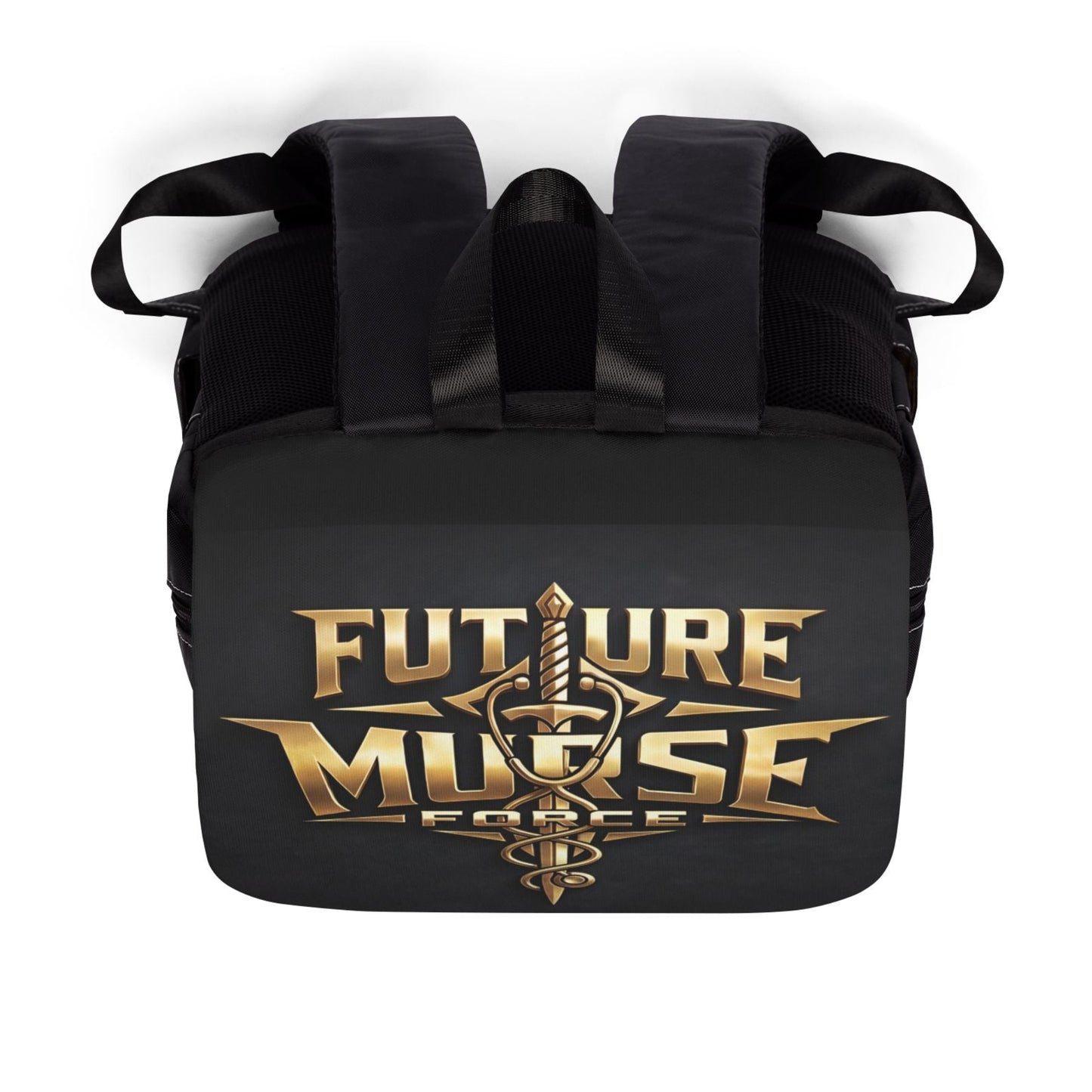 Male Nurse Appreciation Shoulder Backpack — "Future Murse Force" Design