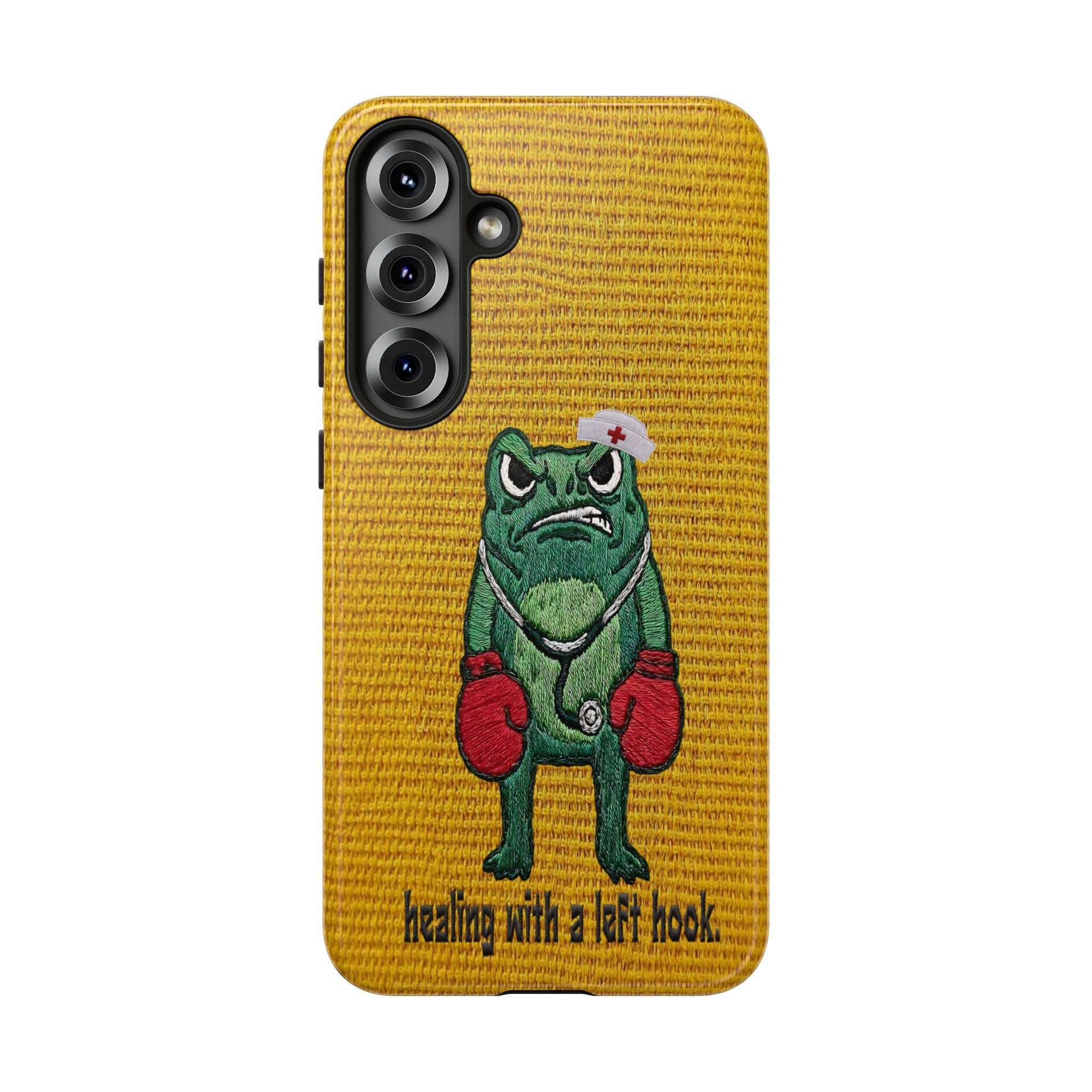 Tough Cases: 'Healing With a Left Hook' Boxing Nurse Phone Case