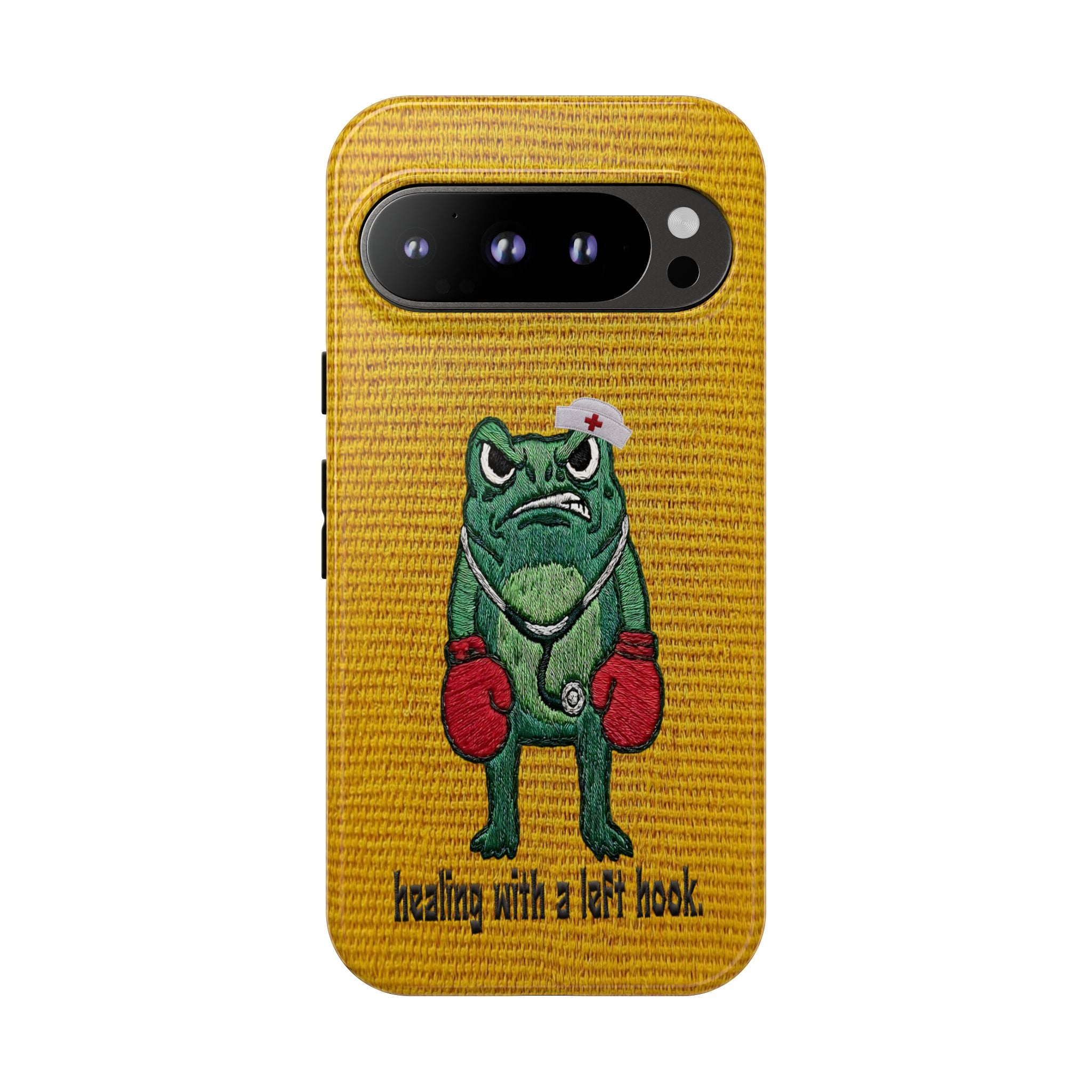 Tough Cases: 'Healing With a Left Hook' Boxing Nurse Phone Case