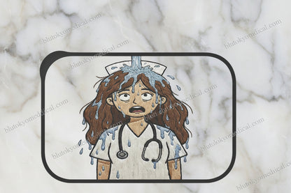 Nurse Emergency Splash PLA Bento Box with Utensils