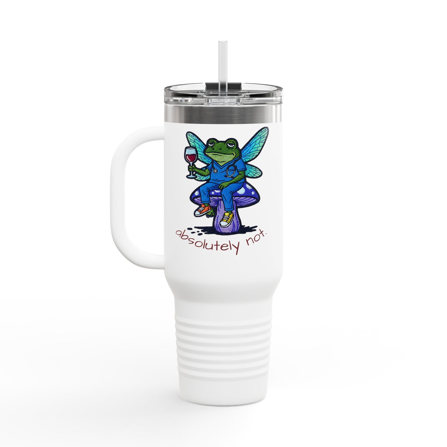 Nurse 'Off Work — Absolutely Not!' 40oz Insulated Travel Mug