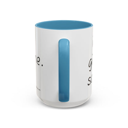Nurse Sloth Coffee Mug — "it's giving Salty... Like Saline" Accent Mug